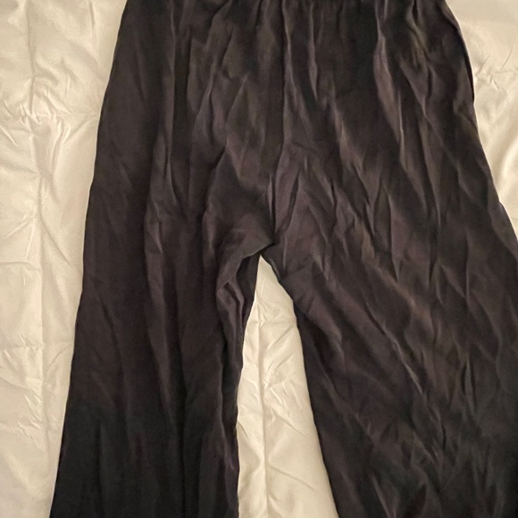 NWT Lunya Washable Silk High Rise Pant Set . Black. Medium - Picture 10 of 11